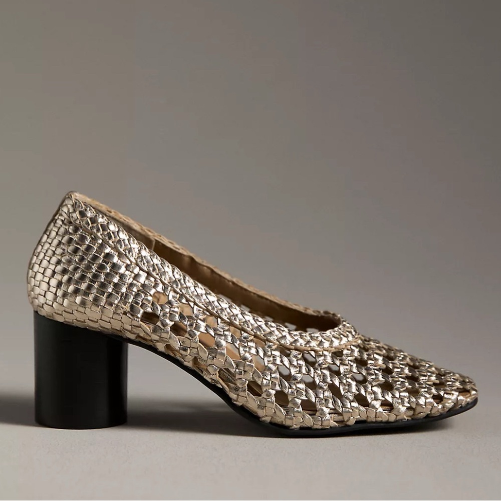 Anthropologie Woven Heels